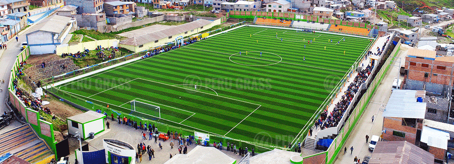 PERÚ GRASS sintético deportivo Estadio de Huayllay
