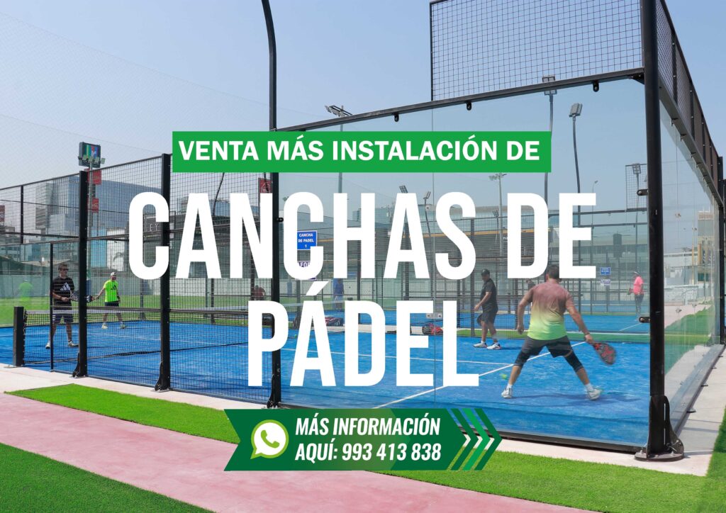 venta de canchas de padel en lima peru